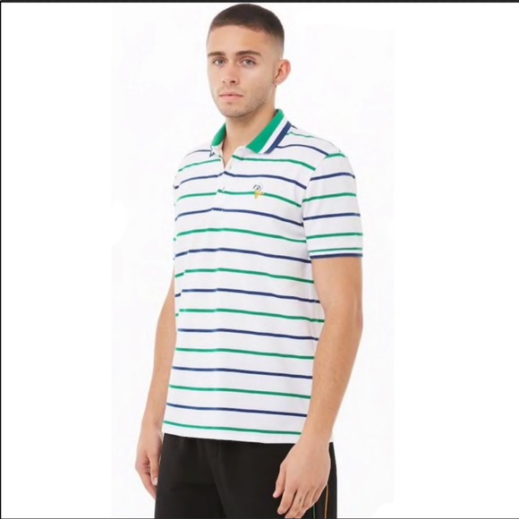 L-Forever 21x Disney Donald Duck Striped Polo - Picture 4 of 8
